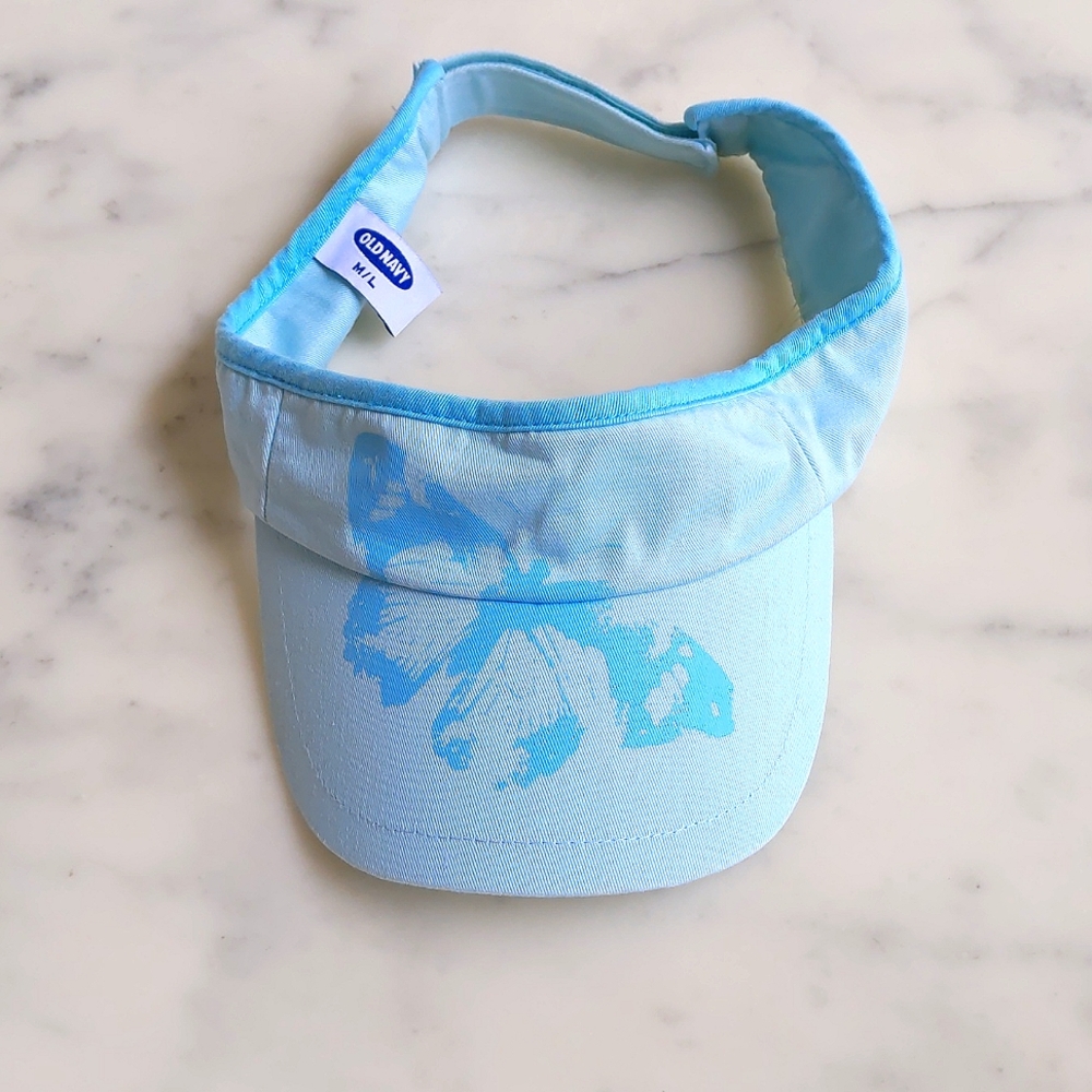 NWOT. Old Navy 100% Cotton Hat with painted butterfly and adjustable back.
